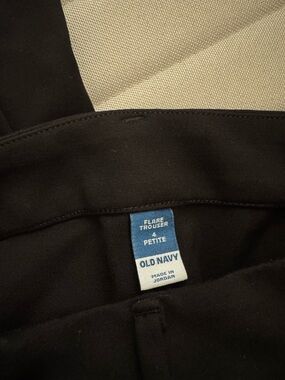 Old Navy Black Flare Trouser - Petite